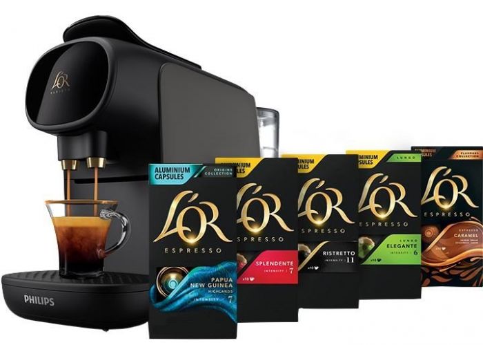 Кавомашина Philips капсульна L'OR Barista Sublime, 0.8л, капсули, чорний