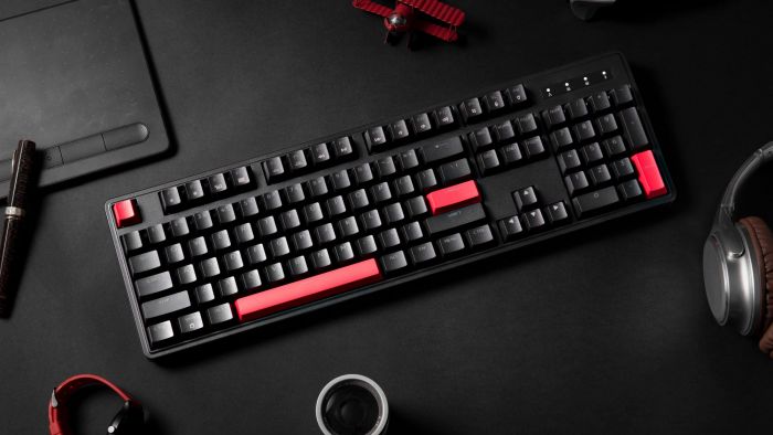 Клавіатура механічна Lemokey  X3 104Key, Keychron Red, USB-A, QMK/VIA, Hot-Swap, EN/UKR, RGB, чорний