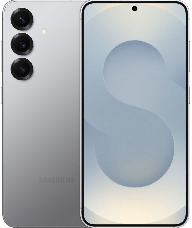 Смартфон Samsung Galaxy S25 5G (S931) 6.2' 12/256ГБ, 2SIM, 4000мА•год, сірий сріблястий