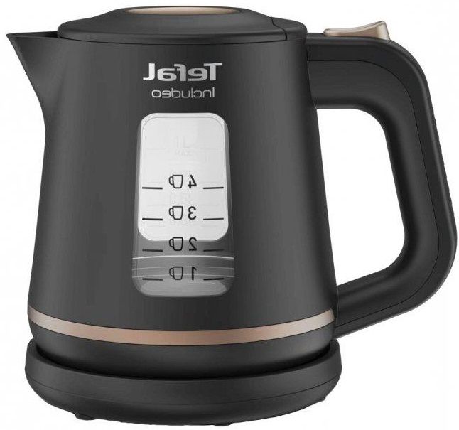 Електрочайник Tefal Includeo 1л, пластик, чорний