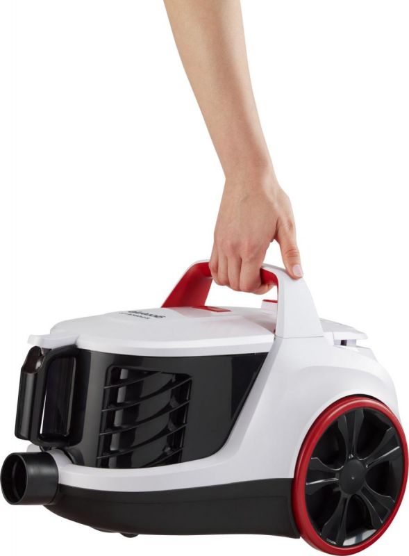 Пилосос Gorenje контейнерний, 850Вт, конт пил -3л, HEPA, телескоп трубка, білий