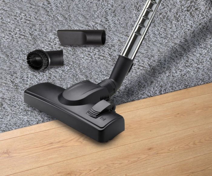 Пилосос Gorenje контейнерний, 850Вт, конт пил -3л, HEPA, телескоп трубка, білий