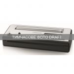 Вакууматор Ardesto для пакетів та рулонів, 110Вт, 28см, електронне, + 1 рулон, пластик+нерж., сріблястий