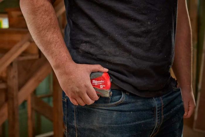 Рулетка Milwaukee Pro Compact , 5мх19мм, з фіксатором змотування, АБС-пластик