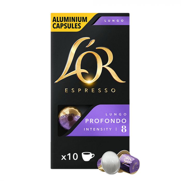 Кава L`OR капсули  Lungo Profondo, 100% арабіка, 10шт, Nespresso