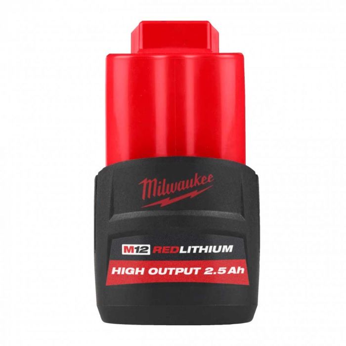 Акумулятор Milwaukee Redlithium M12 12В, 2.5А·год, 0.2кг