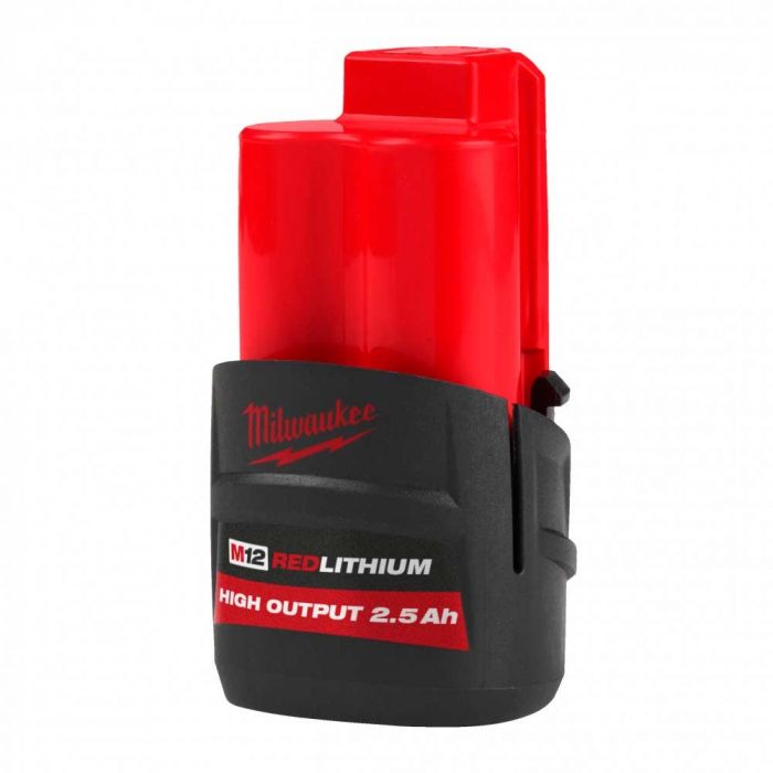 Акумулятор Milwaukee Redlithium M12 12В, 2.5А·год, 0.2кг