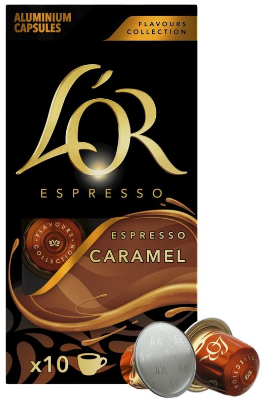 Кава L`OR капсули Espresso Caramel, 100% арабіка, 10шт, Nespresso