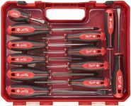 Викрутки Milwaukee набір 12шт, магнітні, SL,PH,PZ, кейс