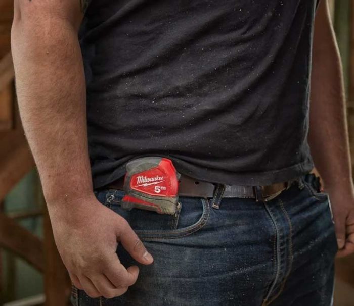 Рулетка Milwaukee Pro Compact , 3мх16мм, з фіксатором змотування, АБС-пластик