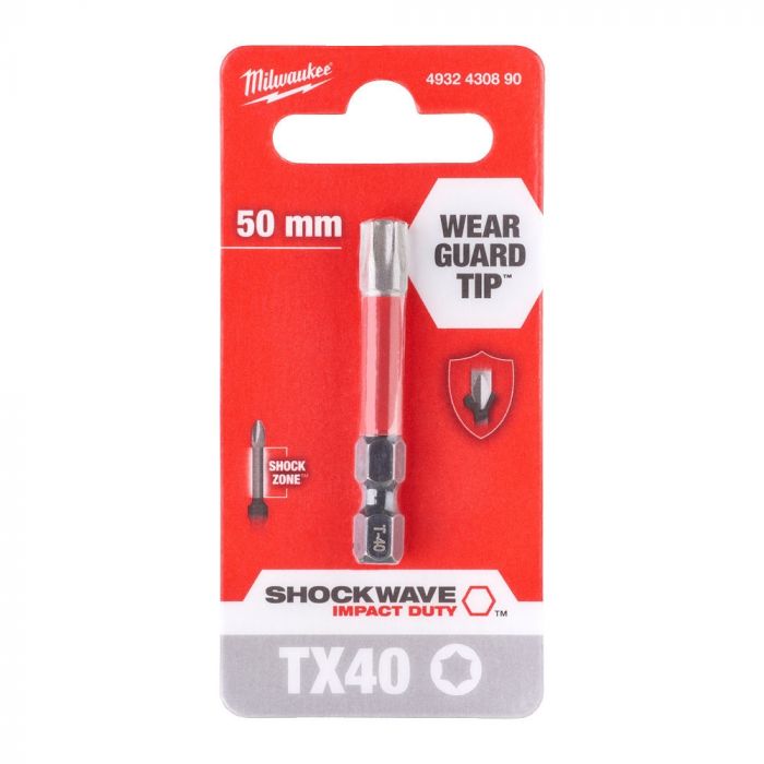 Біта Milwaukee Shockwave, Torx T40х50мм