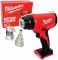 Фен будівельний акумуляторний Milwaukee M18 BHG-0 18В 470°C 175 л/хв 1.4кг без АКБ та ЗП