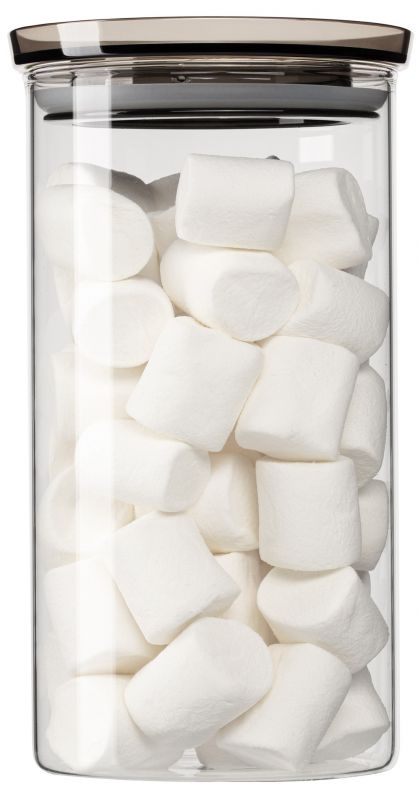 Банка для зберігання ARDESTO Fresh, 1150мл, скло, пластик, прозорий