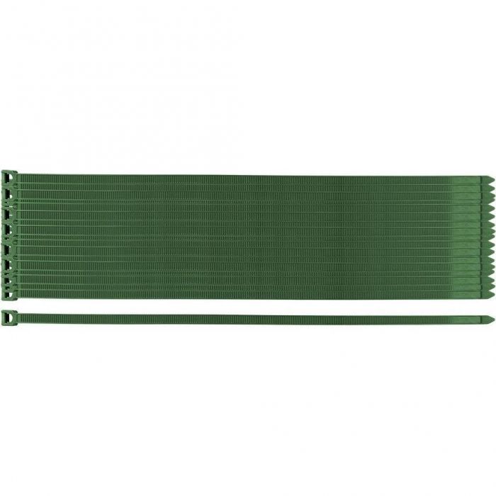 Хомут-стяжка Neo Tools, 50шт, пластик, 7.6х380мм, зелений