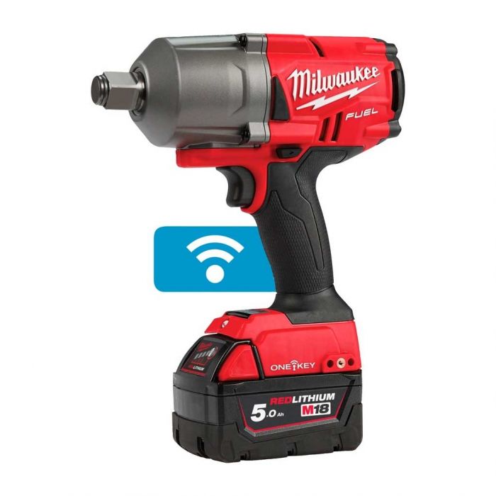 Гайковерт ударний акумуляторний Milwaukee M18 ONEFHIWF34-502X 18В АКБ 2х5А·год 0-1800об·хв 2034Нм 3/4" ЗП M12-18FC кейс 3.5кг