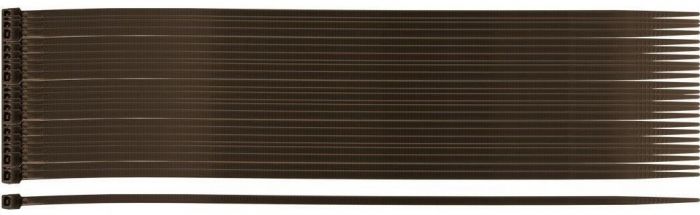 Хомут-стяжка Neo Tools, 50шт, пластик, 2.5х200мм, коричневий