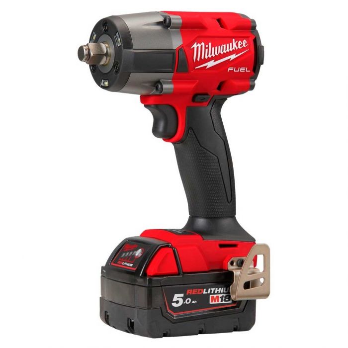 Гайковерт ударний акумуляторний Milwaukee M18 FMTIW2F12-502X 18В АКБ 2х5А·год 0-2575об·хв 881Нм 1/2" ЗП M12-18FC кейс 6.28кг