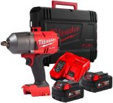 Гайковерт ударний акумуляторний Milwaukee M18 FMTIW2F12-502X 18В АКБ 2х5А·год 0-2575об·хв 881Нм 1/2" ЗП M12-18FC кейс 6.28кг