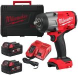 Гайковерт ударний акумуляторний Milwaukee M18 FHIW2F12-502X 18В АКБ 2х5А·год 0-2000об·хв 2034Нм 1/2" ЗП M12-18FC кейс 3.4кг