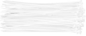 Хомут-стяжка Neo Tools, 100шт, пластик, 2.5x200мм, білий