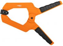 Струбцина Neo Tools, затискач пружинний, пластик, 100мм