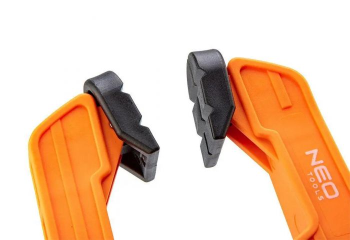 Струбцина Neo Tools, затискач пружинний, пластик, 65мм