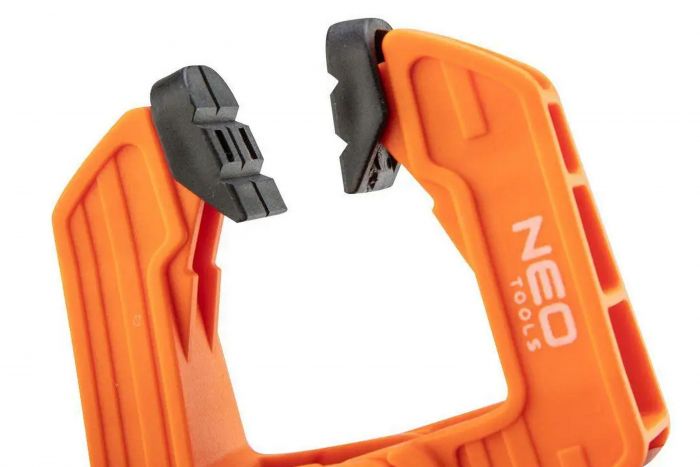 Струбцина Neo Tools, затискач пружинний, пластик, 75мм