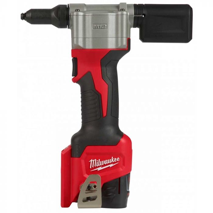 Заклепочник акумуляторний Milwaukee M12 BPRT-201X 12В АКБ 1x2А·год ЗП C12C 2.4мм 3.2мм 4.0мм 4.8мм 2.1кг кейс