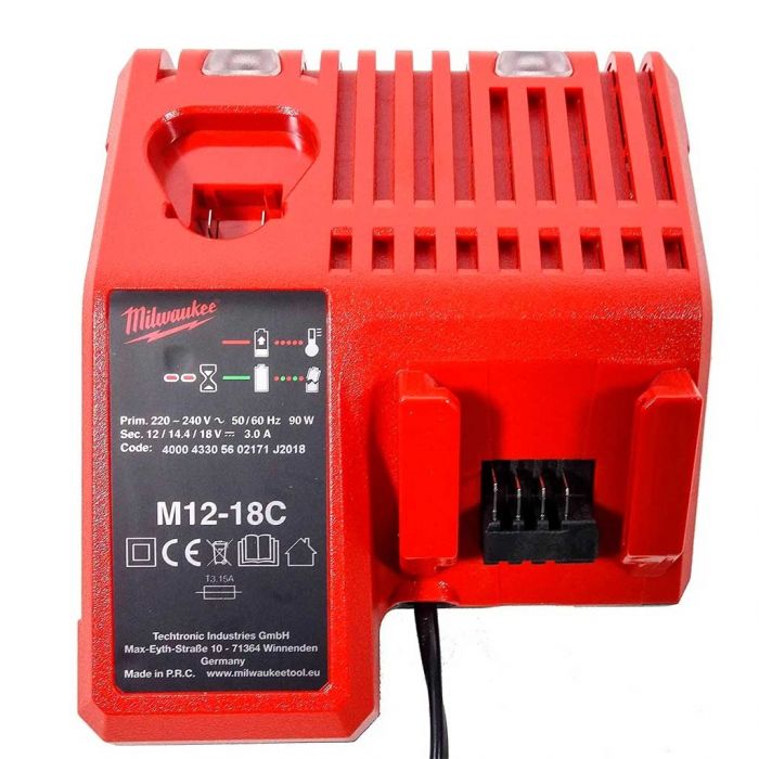 Зарядний пристрій Milwaukee M12-18C, 12/18В, 0.84кг