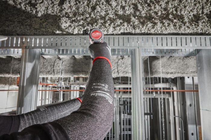 Нарукавники робочі Milwaukee, високоеластичний нейлон, 45см, сірий