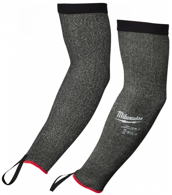 Нарукавники робочі Milwaukee, високоеластичний нейлон, 45см, сірий