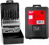 Набір свердел по металу Milwaukee HSS-R, 19шт, 1-10мм, кейс