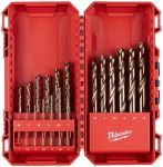 Набір свердел по металу Milwaukee HSS-Co, 19 шт, 1-10мм, кейс