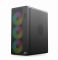 Корпус 2E GAMING Credo Plus V510B без БЖ, 1xUSB3.0, 1х USB 2.0, 1xUSB Type-C, 4x120мм RGB Rainbow, VGA 310мм, TG Side Panel, ATX, чорний