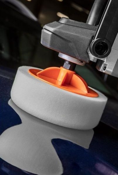 Диск полірувальний Neo Tools, губка абразивна, M14, 150x50мм