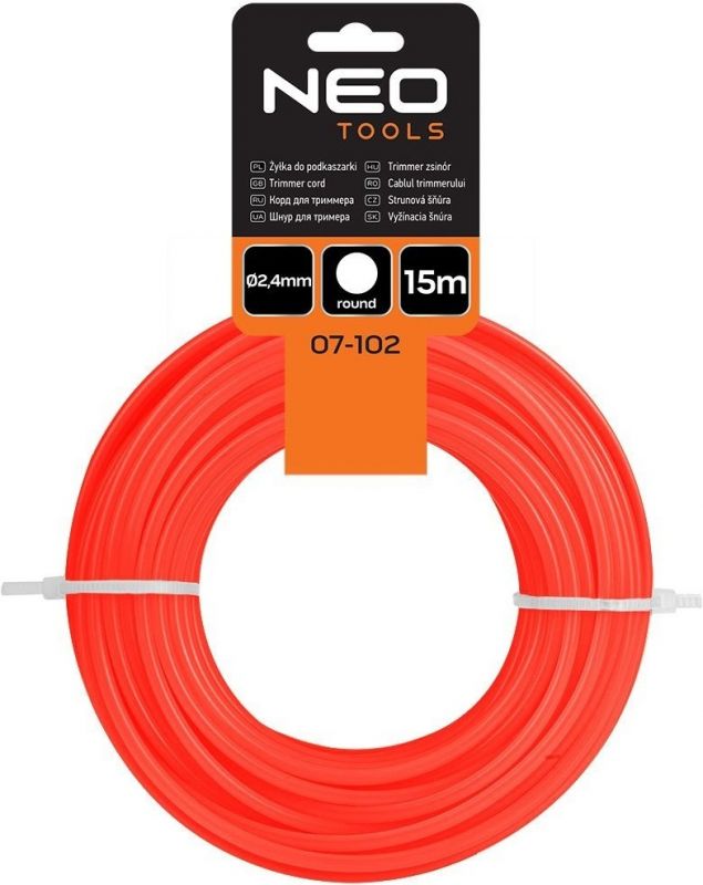 Ліска косильна Neo Tools 2.4мм 15м