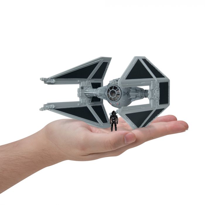Ігрова колекційна фігурка Star Wars Small Vehicle Транспорт та фігурка TIE Interceptor 7.5см