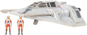Ігрова колекційна фігурка Star Wars Medium Vehicle Транспорт та фігурка Snowspeeder (Luke Skywalker) 12.5см