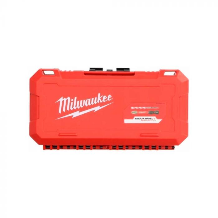 Набір біт і свердл Milwaukee Shockwave, 48шт, сталь, кейс