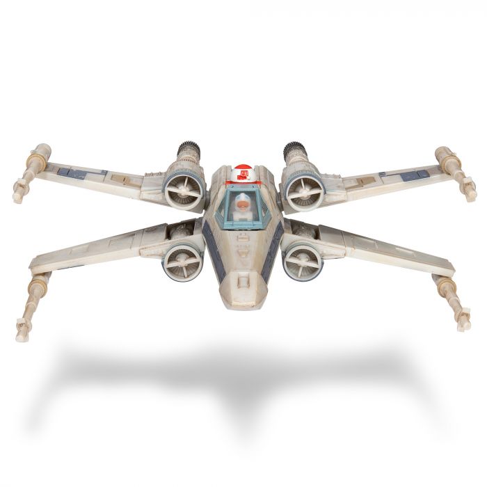 Ігрова колекційна фігурка Star Wars Medium Vehicle Транспорт та фігурка X-Wing (Blue 1) + Antoc Merric & R2-R9 12.5см