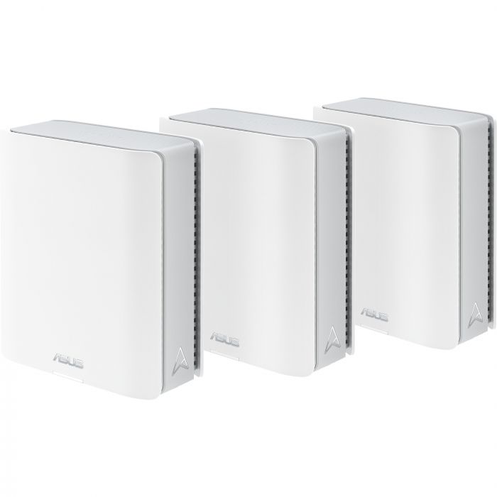 Система WiFi-Mesh ASUS ZenWiFi BT10 BE18000, 1x10GE LAN, 1xGE WAN/LAN, 1x10GE LAN, 1xUSB 3.0, 3мод, білий