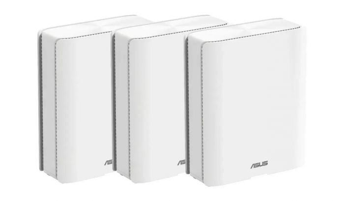 Система WiFi-Mesh ASUS ZenWiFi BQ16 BE25000, 2xGE LAN, 1xGE WAN/LAN, 1x10GE LAN, 1x10GE WAN/LAN 1xUSB 3.0, 3мод, білий