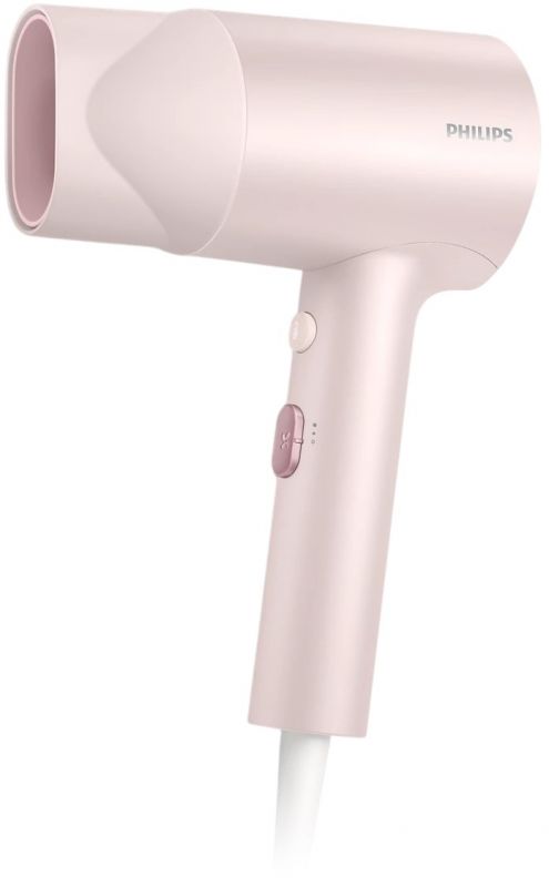 Фен Philips 3000 Series, 1600Вт, 2 режими, іонізація, рожевий