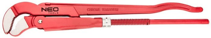 Ключ трубний Neo Tools, 45°, робочий діапазон 0-38мм, 420мм