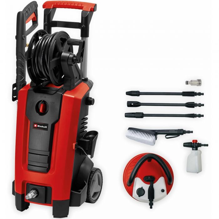 Мінімийка високого тиску Einhell TE-HP 170, 2300Вт, 170бар, 440л/год, шланг 5м, 11.65кг