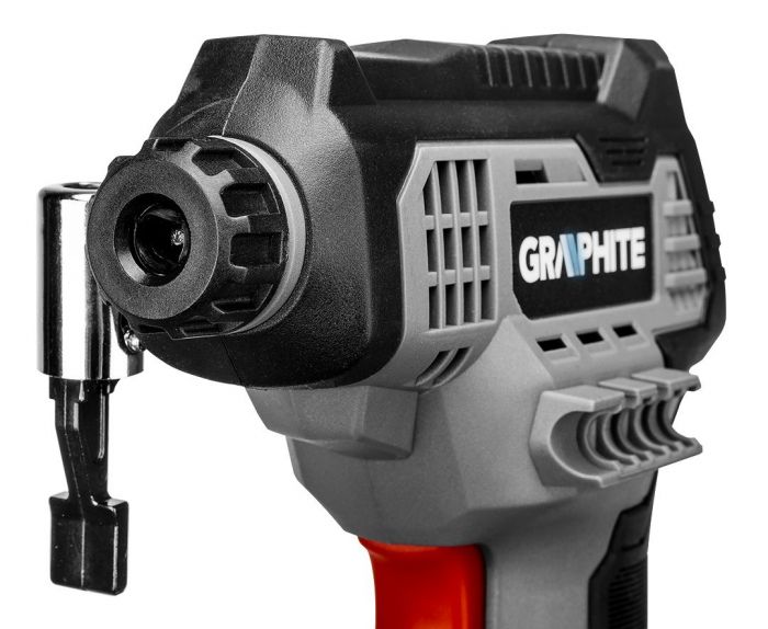 Компресор автомобільний акумуляторний GRAPHITE Energy+ 18В 7бар 0.73кг без АКБ та ЗП