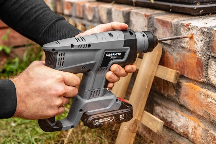 Перфоратор акумуляторний GRAPHITE Energy+ SDS-plus 18В 2.2Дж 2.26кг без АКБ та ЗП