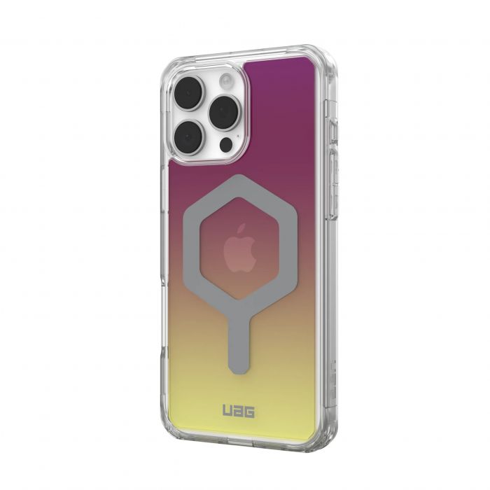 Чохол UAG для iPhone 16 Pro Max, Plyo Magsafe LE, Maroon/Yellow Ombre