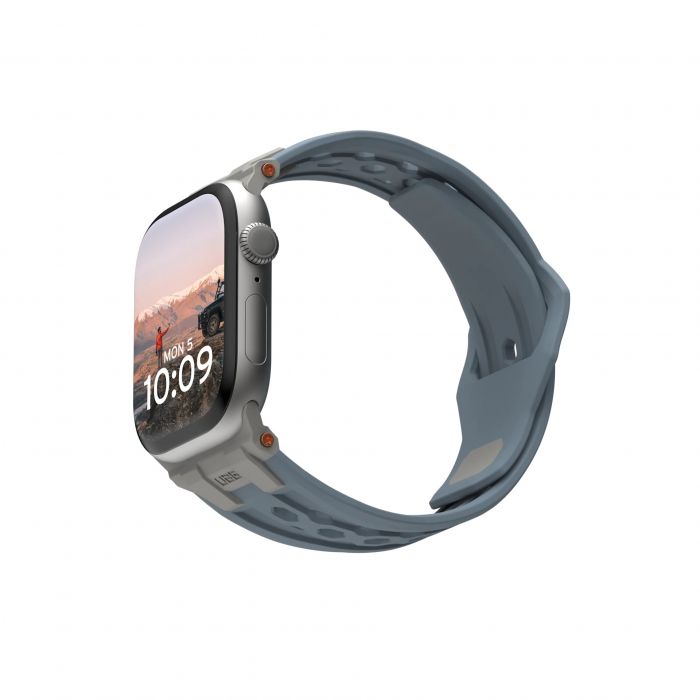 Ремінець UAG для Apple Watch Ultra 2/Ultra-49-45-44-42mm, Monarch, Cloud Blue/Titanium
