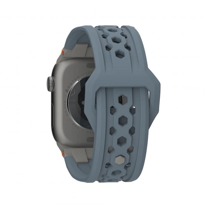 Ремінець UAG для Apple Watch Ultra 2/Ultra-49-45-44-42mm, Monarch, Cloud Blue/Titanium